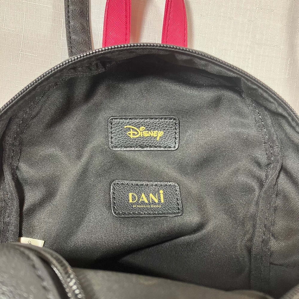 Disney X Dani Minnie Mouse Mini Backpack, Faux Leather W/ Faux Patent Leather - Picture 14 of 15
